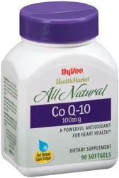 Hy-Vee HealthMarket Co Q-10 100 mg Softgels