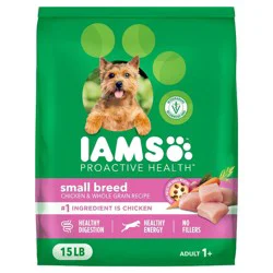 IAMS Proactive Health Chicken and Whole Grains Flavor Small Breed Dry Dog Food - 15lbs