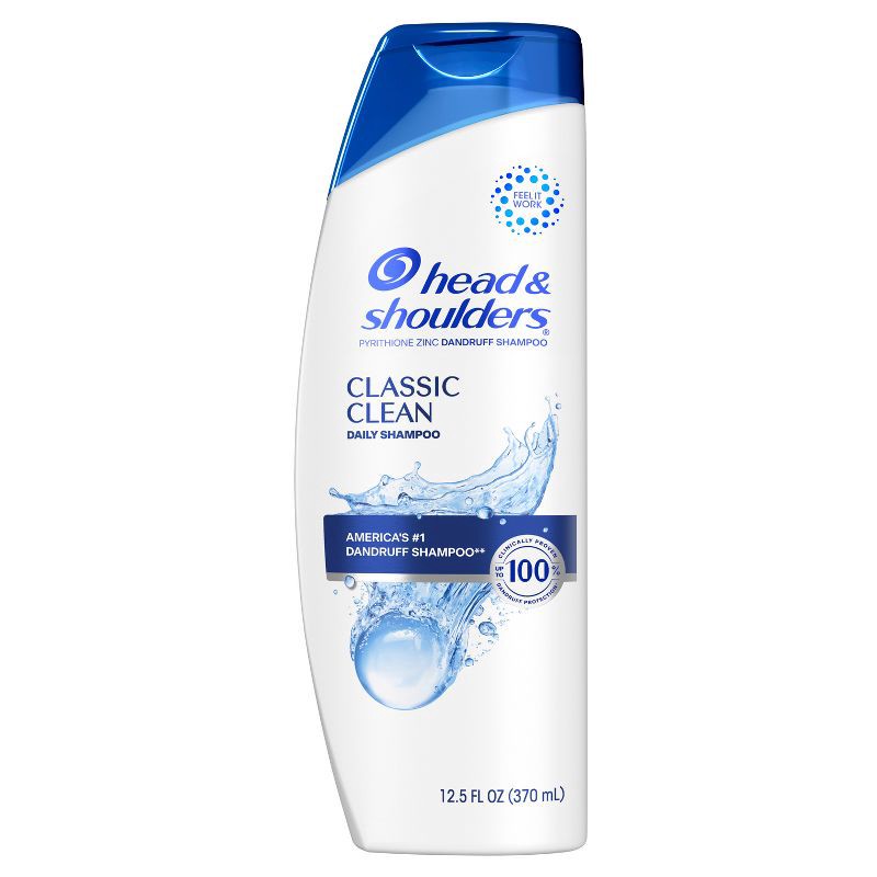 slide 2 of 10, Head & Shoulders Dandruff Shampoo, Anti-Dandruff Treatment, Classic Clean for Daily Use, Paraben-Free - 12.5 fl oz, 12.5 fl oz