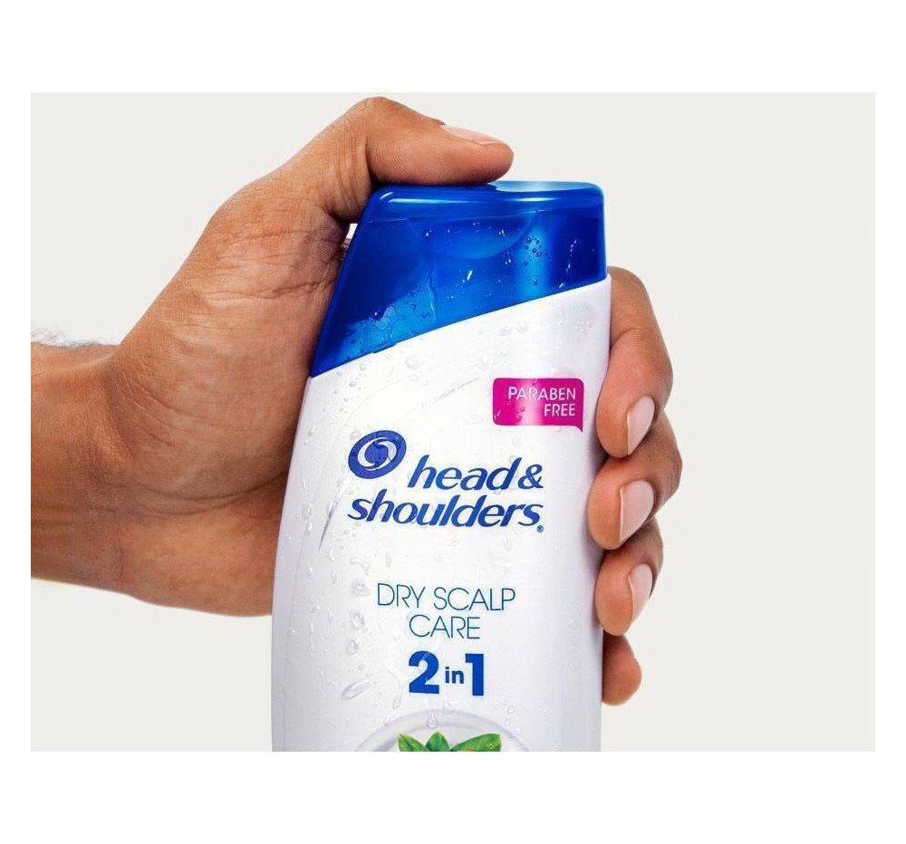 slide 4 of 9, Head & Shoulders Dry Scalp Care 2-in-1 Dandruff Shampoo + Conditioner 13.5 oz, 13.5 fl oz