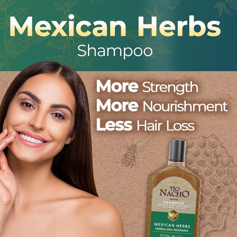 slide 8 of 9, Tio Nacho Mexican Herbs Strengthening Shampoo - 14 fl oz, 14 fl oz