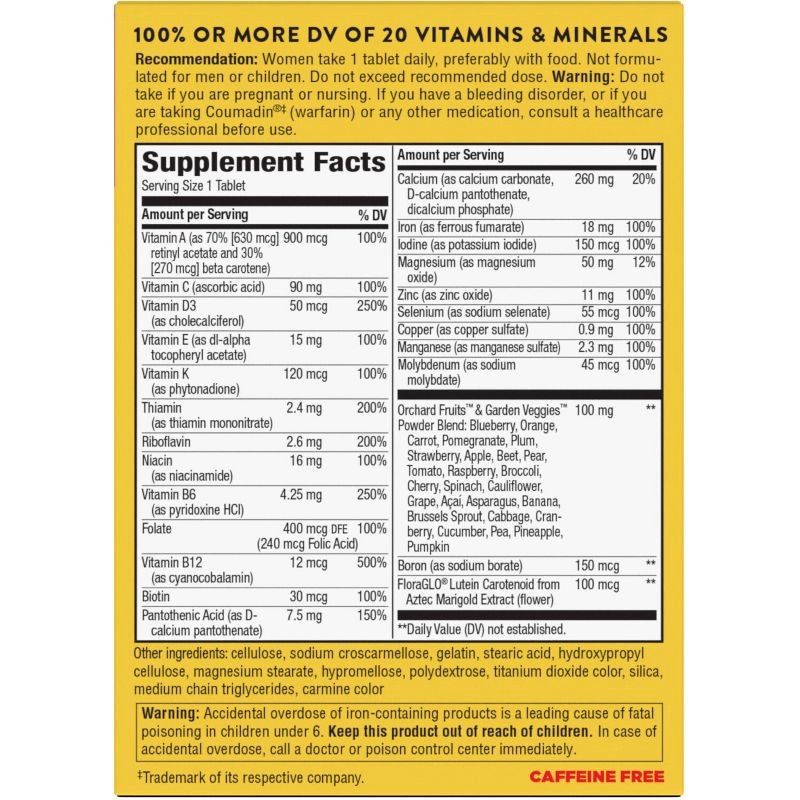 slide 5 of 8, Nature's Way Alive! Women's Complete Multivitamin Tablets - 50ct, 50 ct