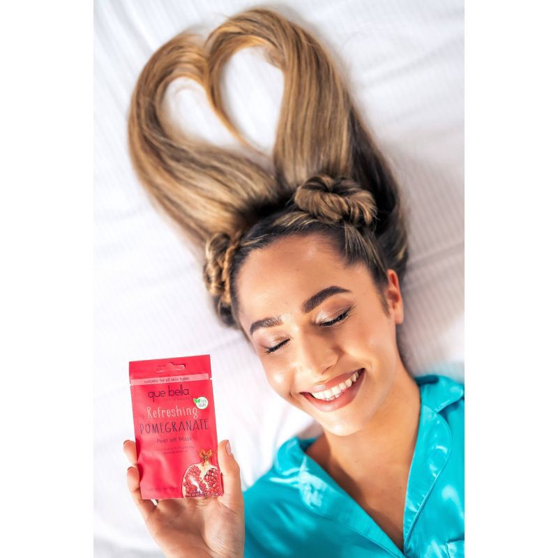 slide 3 of 5, Que Bella Refreshing Pomegranate Peel Off Mask - 0.5oz, 0.5 oz