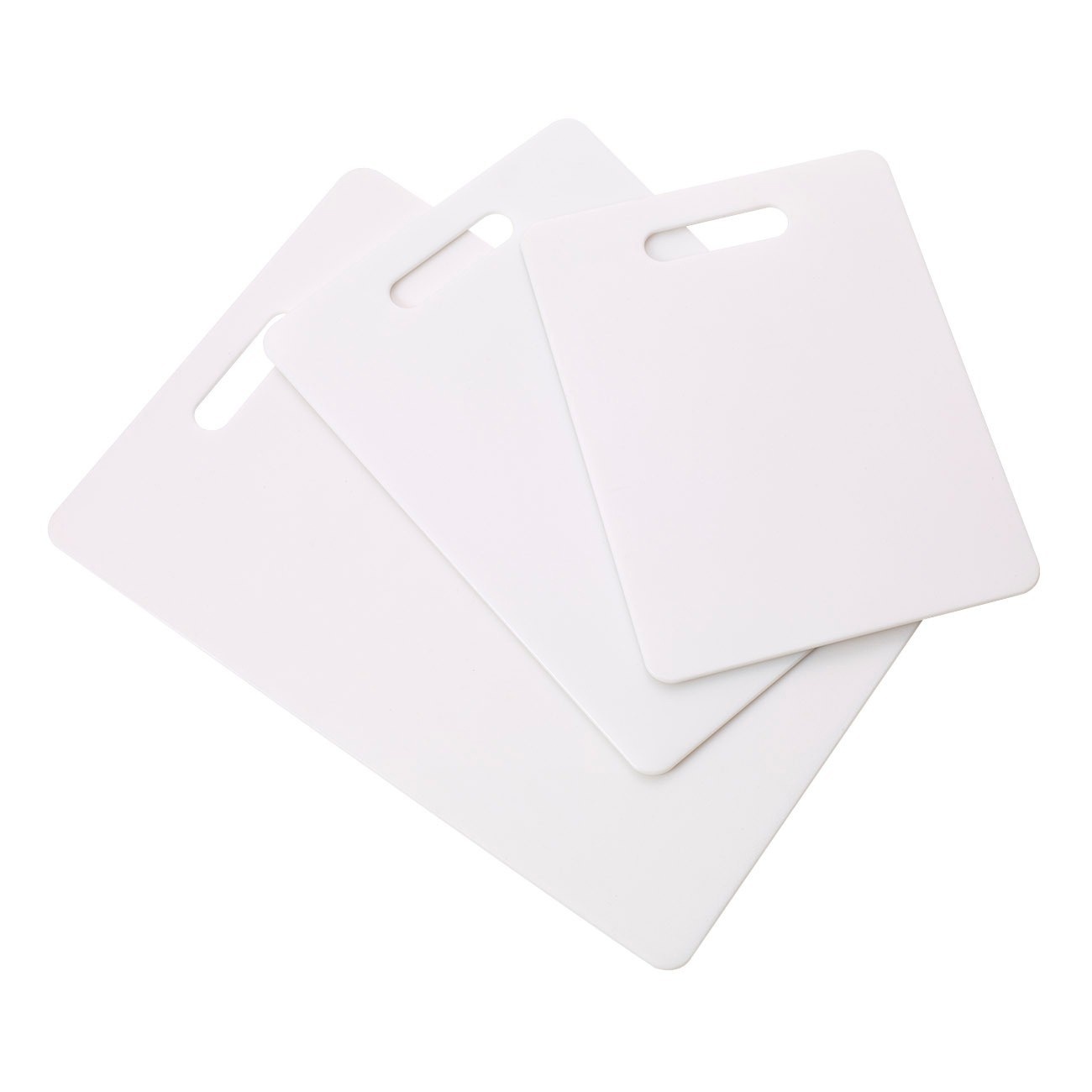 slide 1 of 3, Farberware Essential Poly Cutting Boards - White, 3 ct
