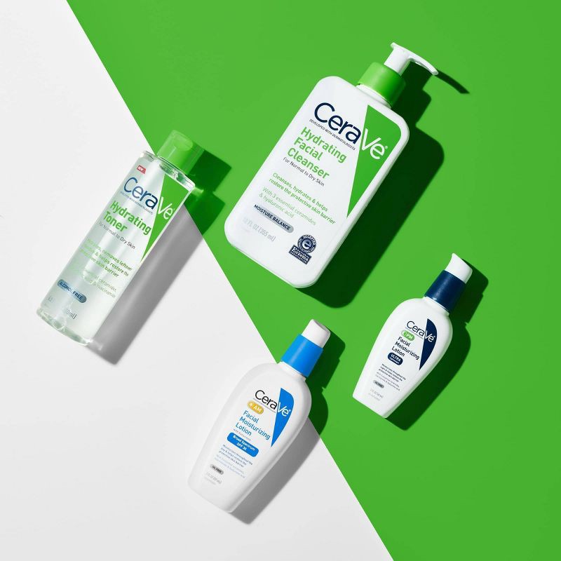 slide 10 of 18, CeraVe PM Moisturizing Lotion, Night Cream for All Skin Types - 3 fl oz​​, 3 fl oz