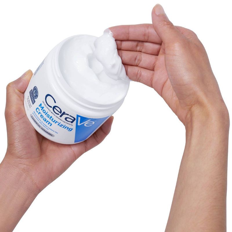 slide 8 of 12, CeraVe Moisturizing Face & Body Cream for Normal to Dry Skin - 16 fl oz, 16 fl oz