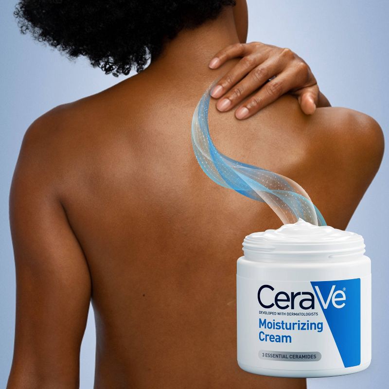 slide 12 of 12, CeraVe Moisturizing Face & Body Cream for Normal to Dry Skin - 16 fl oz, 16 fl oz