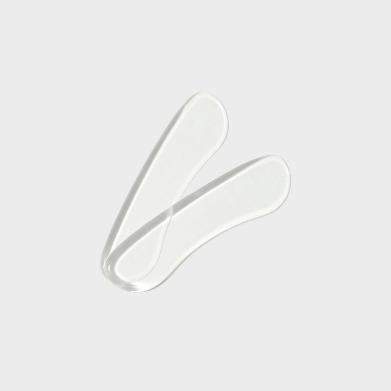 slide 2 of 5, Fab Feet Women's by Foot Petals Back of Heel Gel Insoles Shoe Cushion Clear - 1 pair, 1 ct