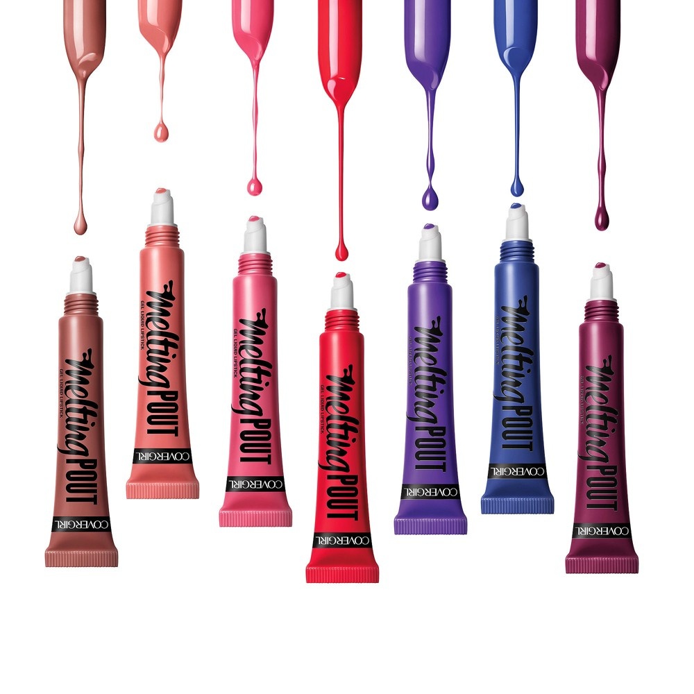 slide 3 of 12, Covergirl Colorlicious Melting Pout Gel Liquid Lipstick - 125 Gell Yes, 0.24 oz