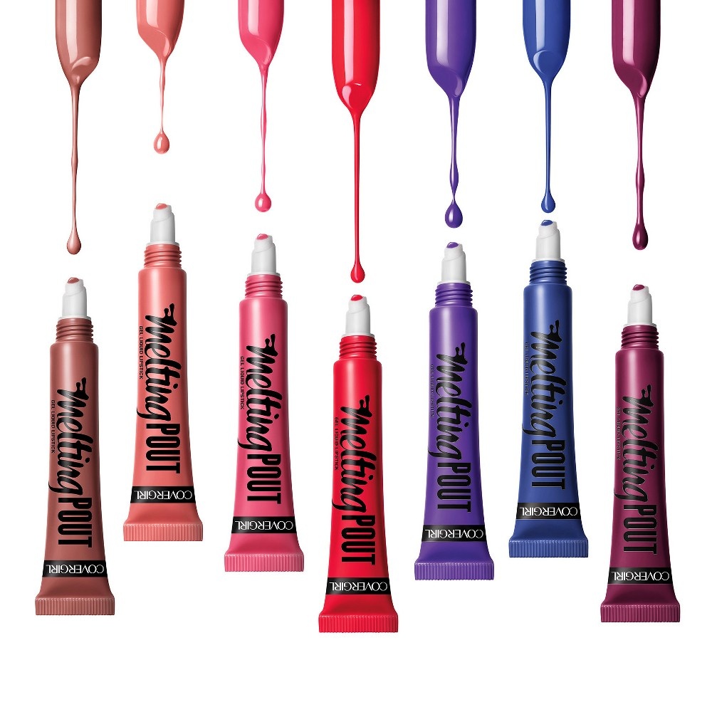 slide 8 of 12, Covergirl Colorlicious Melting Pout Gel Liquid Lipstick - 125 Gell Yes, 0.24 oz