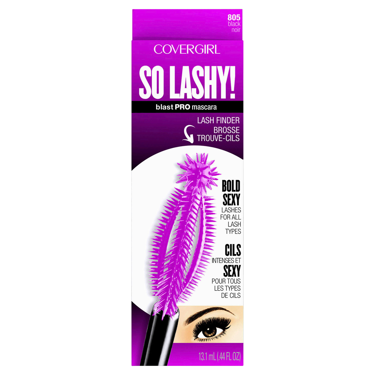 slide 6 of 10, Covergirl So Lashy Mascara 805 Black, 0.44 fl oz