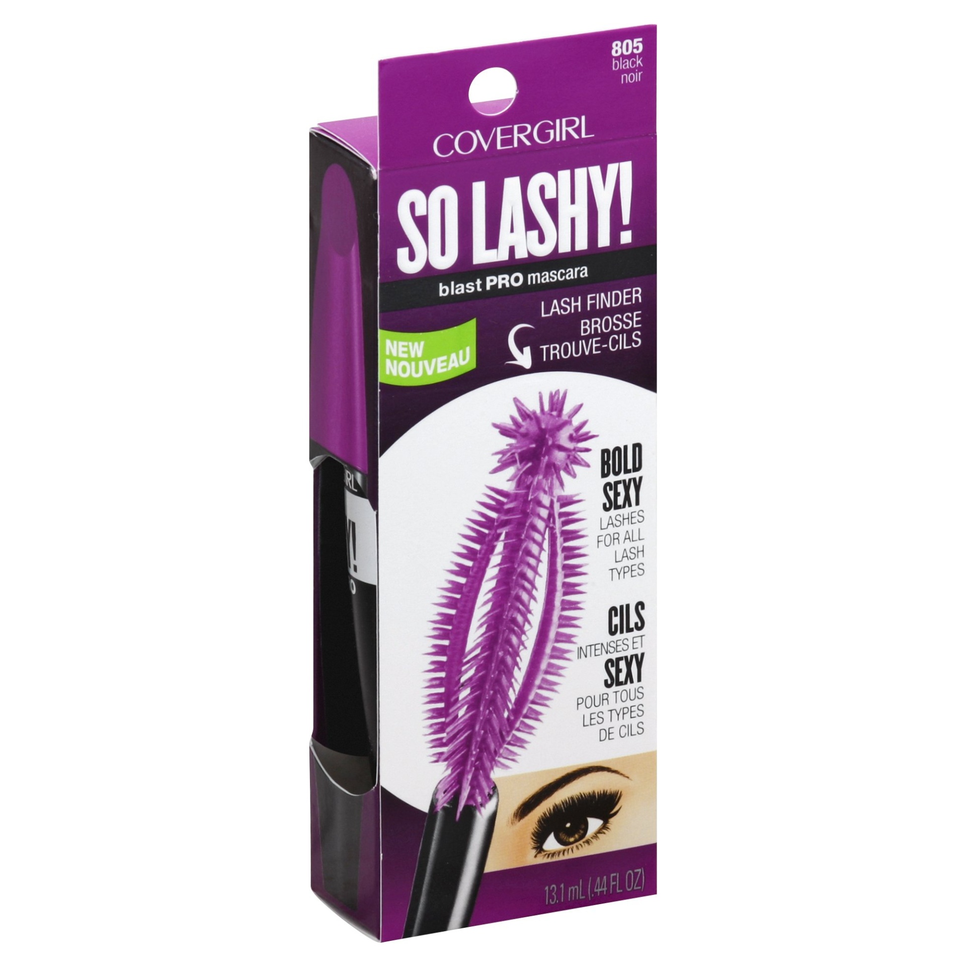 slide 1 of 10, Covergirl So Lashy Mascara 805 Black, 0.44 fl oz