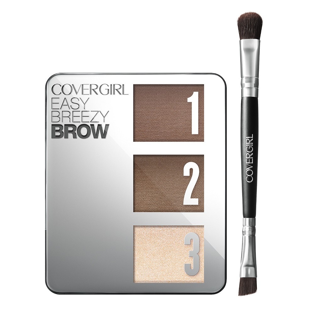 slide 2 of 7, Covergirl Easy Breezy Brow Powder Kit 720 Soft Blonde, 14 oz