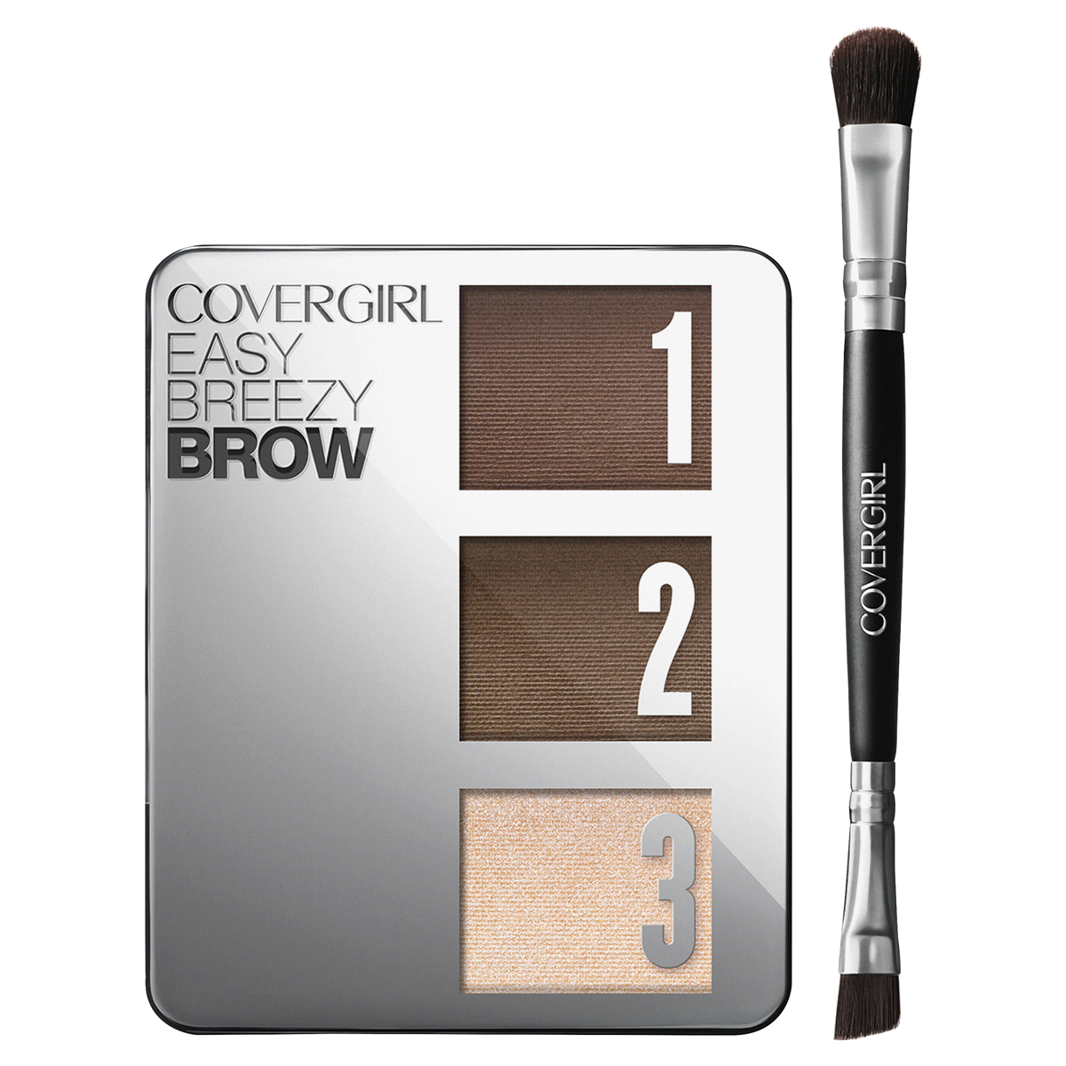 slide 4 of 7, Covergirl Easy Breezy Brow Powder Kit 720 Soft Blonde, 14 oz