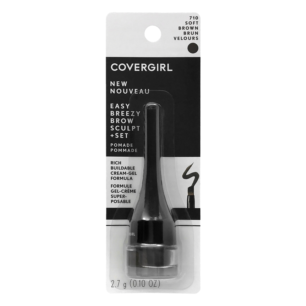 slide 1 of 14, Covergirl Easy Breezy Brow Sculpt + Set - 710 Soft Brown, 0.1 oz