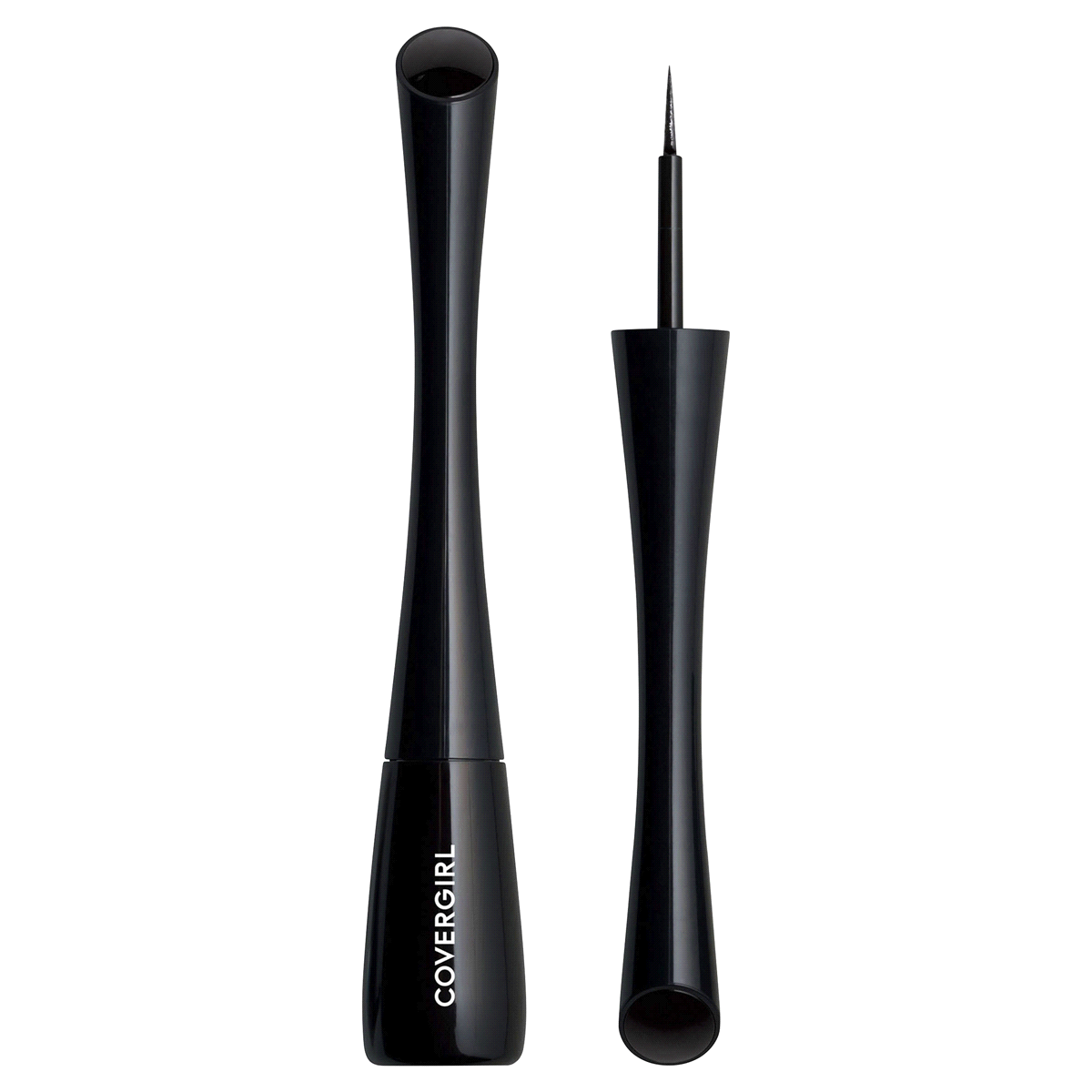 slide 6 of 7, Covergirl Get In Line Liquid Eyeliner 325 Black Vinyl, 0.08 oz