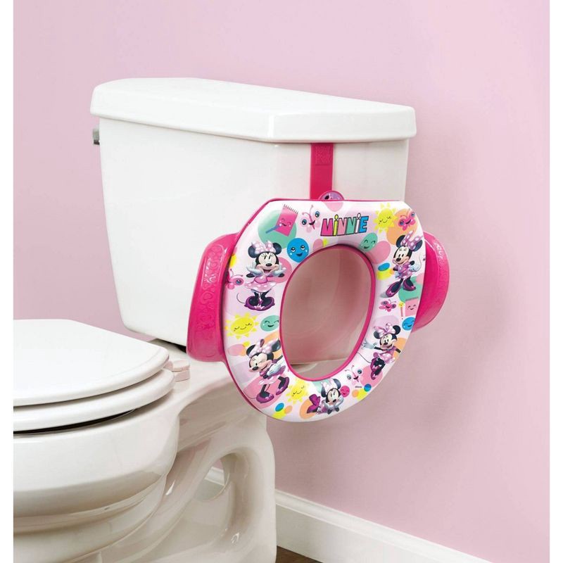 slide 6 of 11, Disney Baby Minnie "Pop Attitude" Soft Potty Seat with Potty Hook, 1 ct