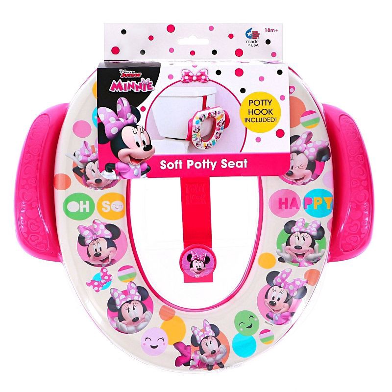 slide 10 of 11, Disney Baby Minnie "Pop Attitude" Soft Potty Seat with Potty Hook, 1 ct