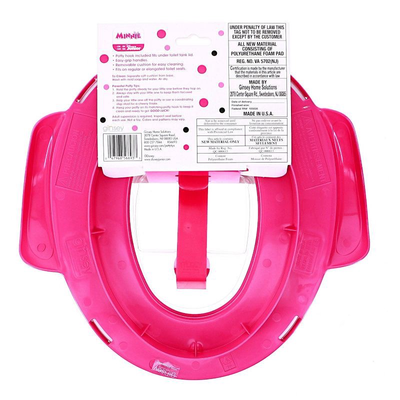 slide 11 of 11, Disney Baby Minnie "Pop Attitude" Soft Potty Seat with Potty Hook, 1 ct