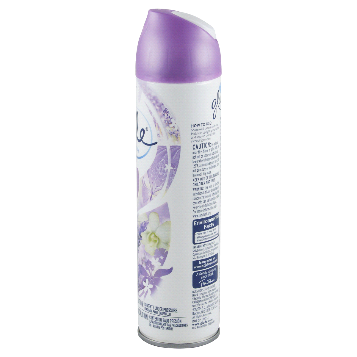 slide 4 of 7, Glade Lavender & Vanilla Room Spray Air Freshener, 8 oz