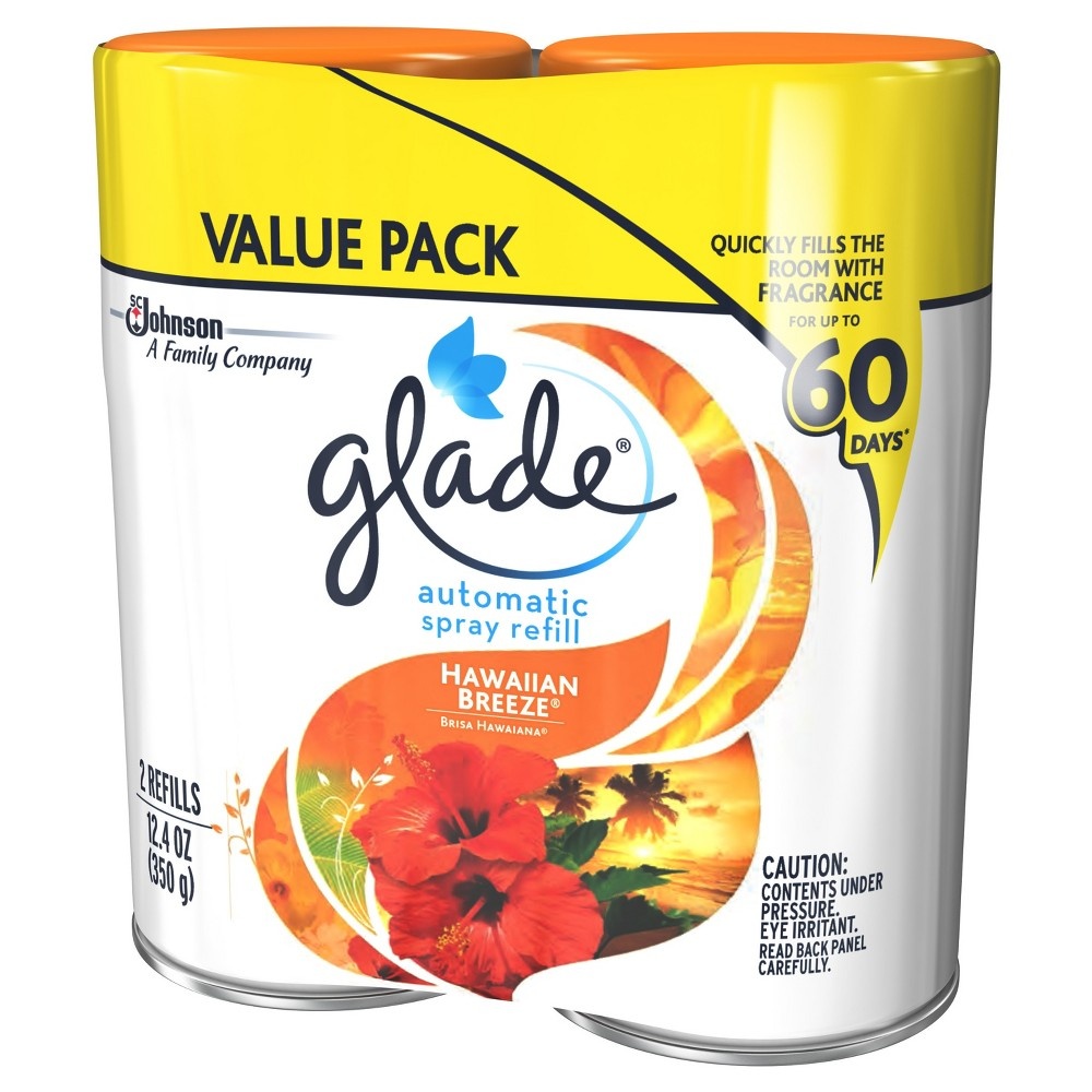 slide 2 of 3, Automatic Spray Refill - Hawaiian Breeze, 12.4 oz