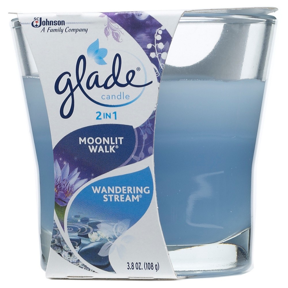 slide 2 of 4, Glade Jar Candle Air Freshener, Blue Odyssey, 3.4 oz