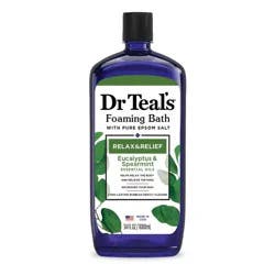 Dr Teal's Relax & Relief Eucalyptus and Spearmint Foaming Bubble Bath - 34 fl oz