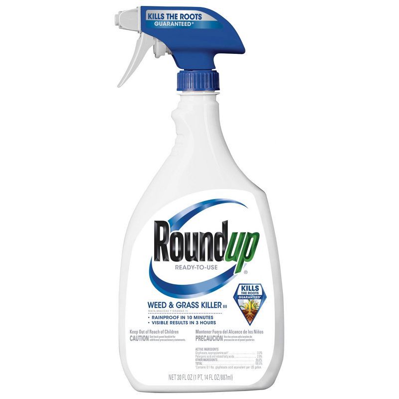 slide 1 of 4, Roundup Weed & Grass Killer 30oz Ready to Use, 30 oz