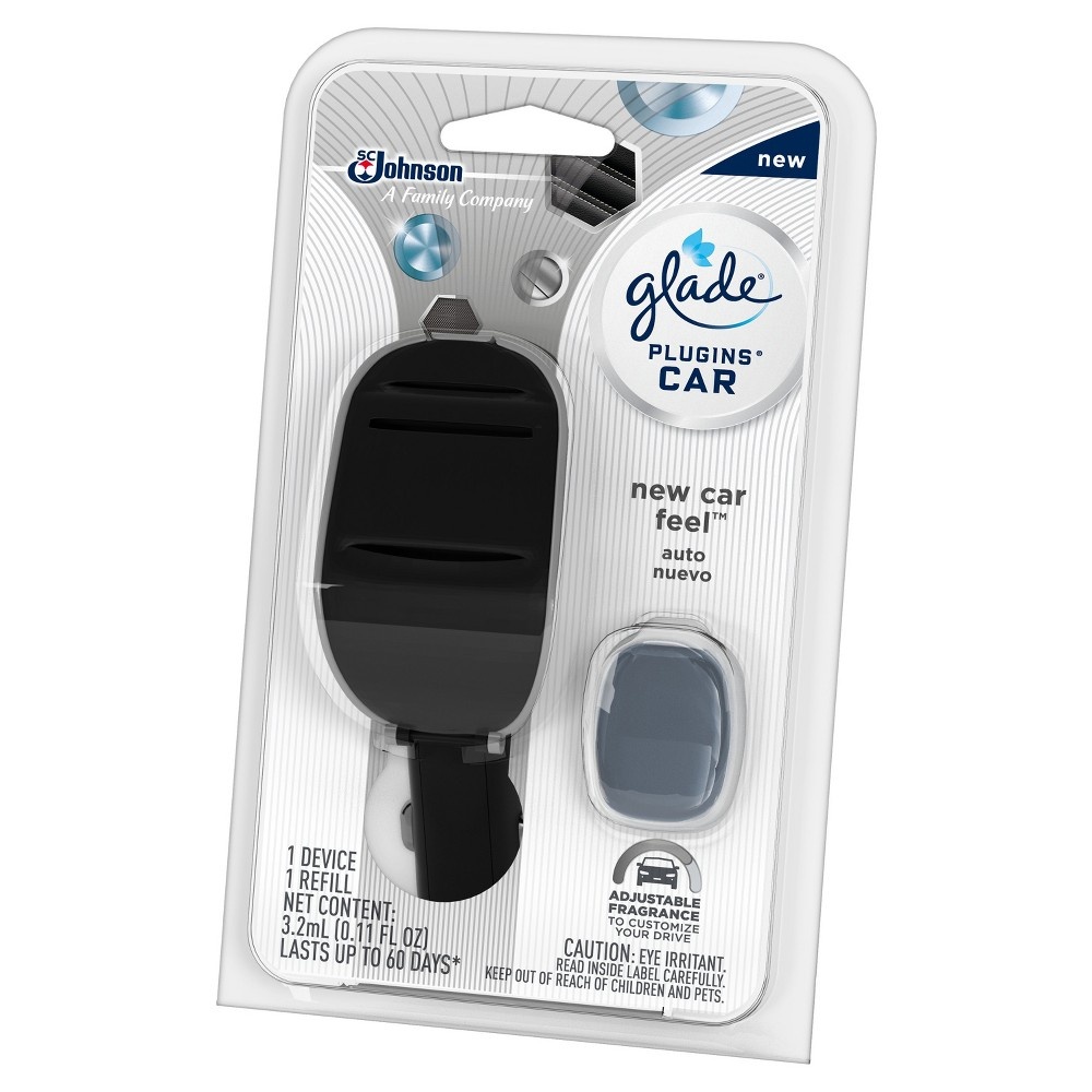 slide 2 of 4, Glade Car Starter Kit New Car Feel, 11 fl oz