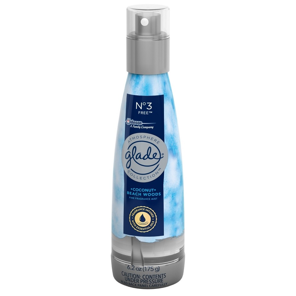 slide 5 of 5, Glade Coconut & Beach Woods Fine Fragrance Mist, 6 oz