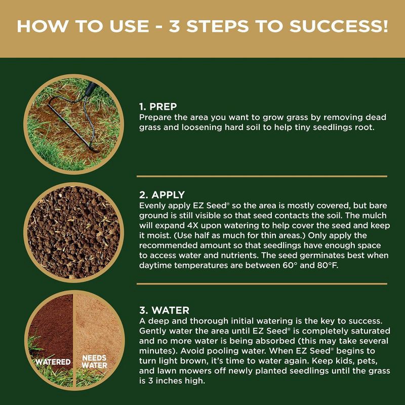 slide 9 of 9, Scotts EZ Seed Tall Fescue 10lb, 10 lb