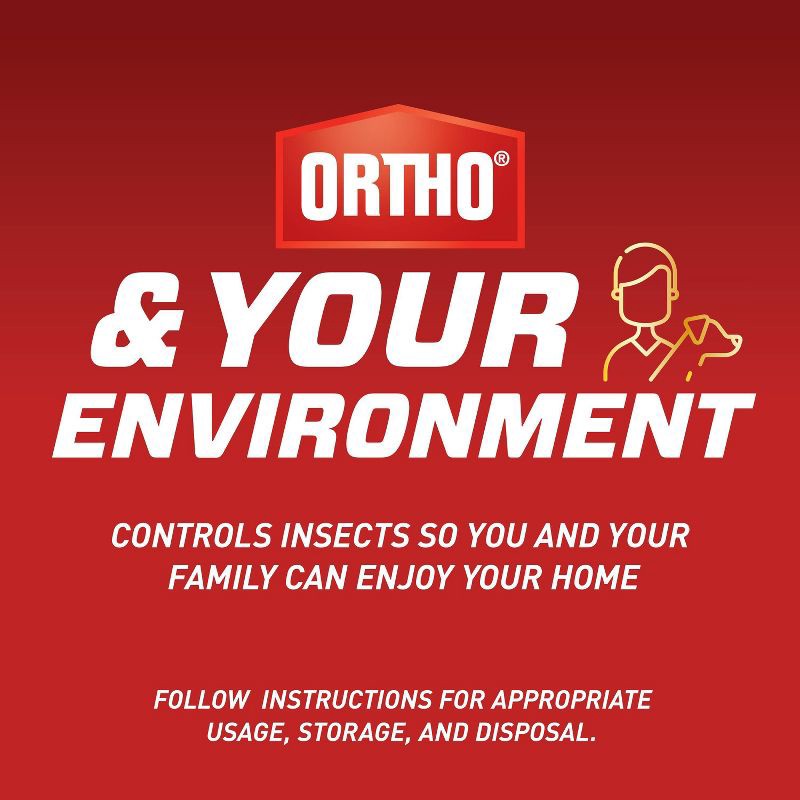 slide 7 of 11, Ortho Home Defense MAX Indoor & Perimeter Insect Killer 24oz Ready to Use Trigger: Bifenthrin Formula, Roach & Spider Barrier, 24 oz