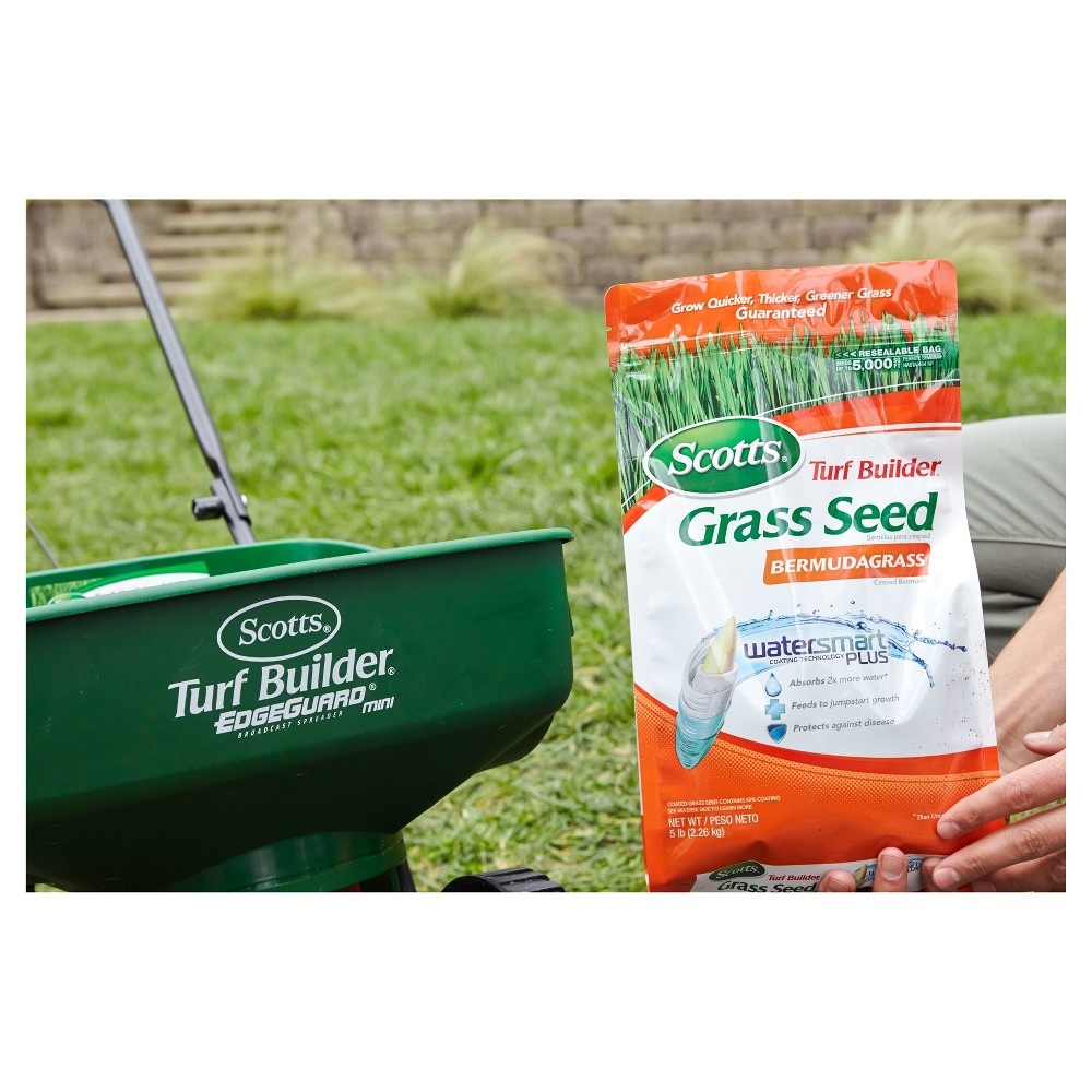 slide 5 of 6, Scotts Turf Builder Grass Seed Bermudagrass 5lb, 5 lb