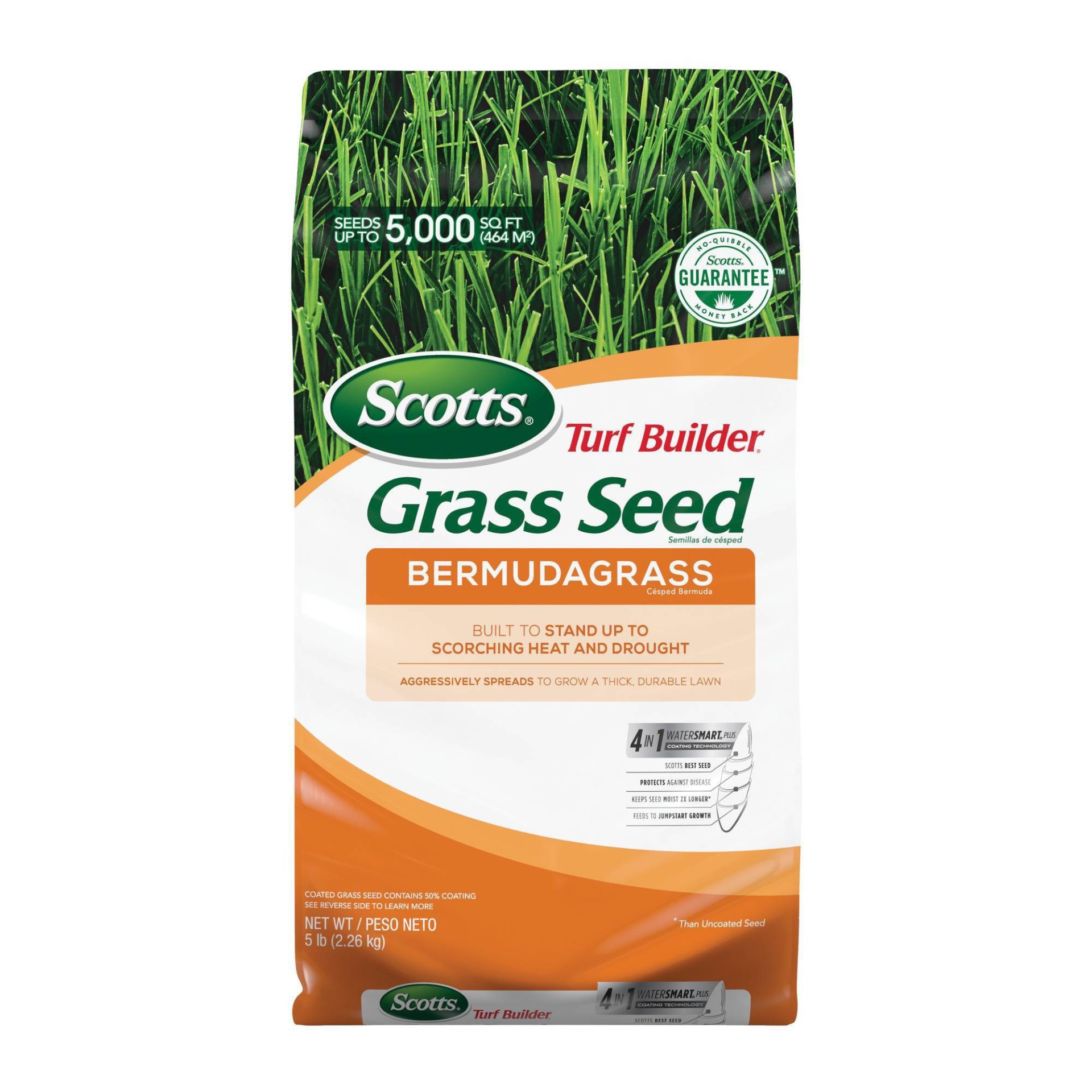 slide 1 of 6, Scotts Turf Builder Grass Seed Bermudagrass 5lb, 5 lb