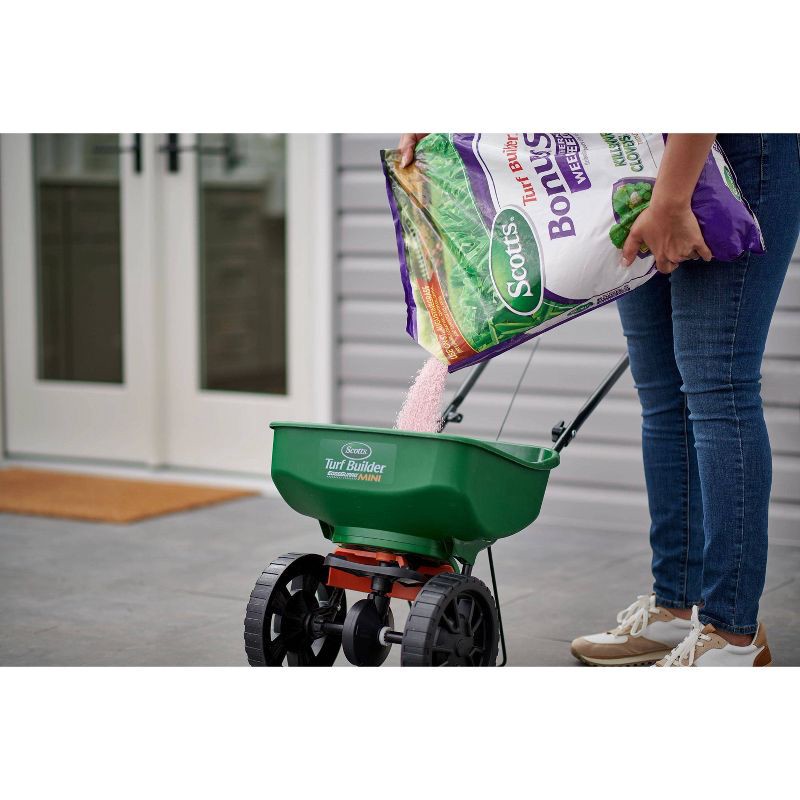 slide 5 of 8, Scotts 5000 sq ft Turf Builder Bonus Southern Weed and Feed Fertilizer: Thickens Lawns, Controls Weeds, 5000 sq ft