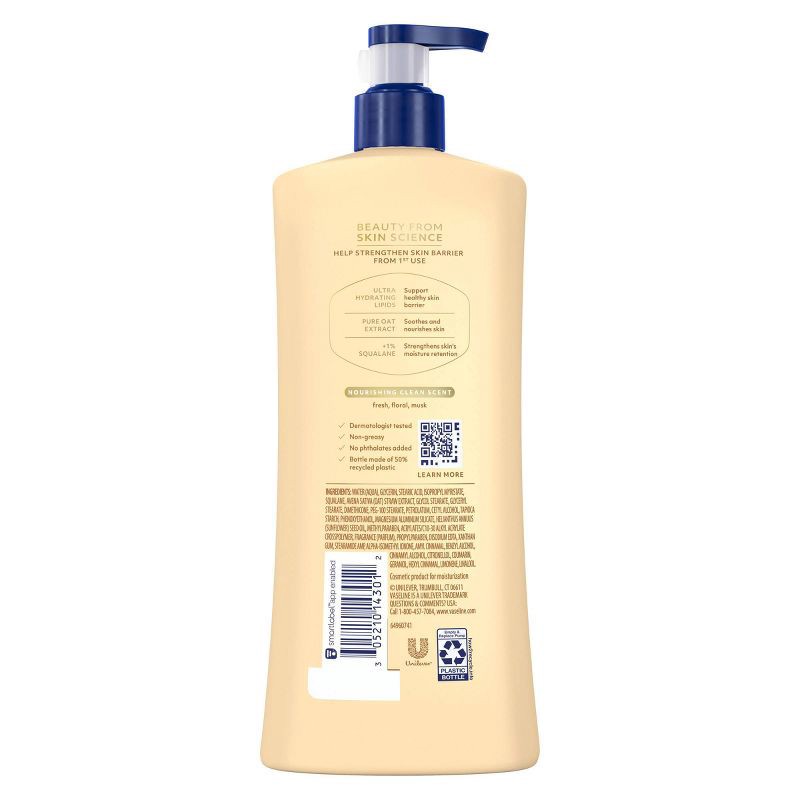 slide 2 of 8, Vaseline Intensive Care Moisturizing Body Lotion with Oat Extract Nourishing Moisture - 32 fl oz, 32 fl oz