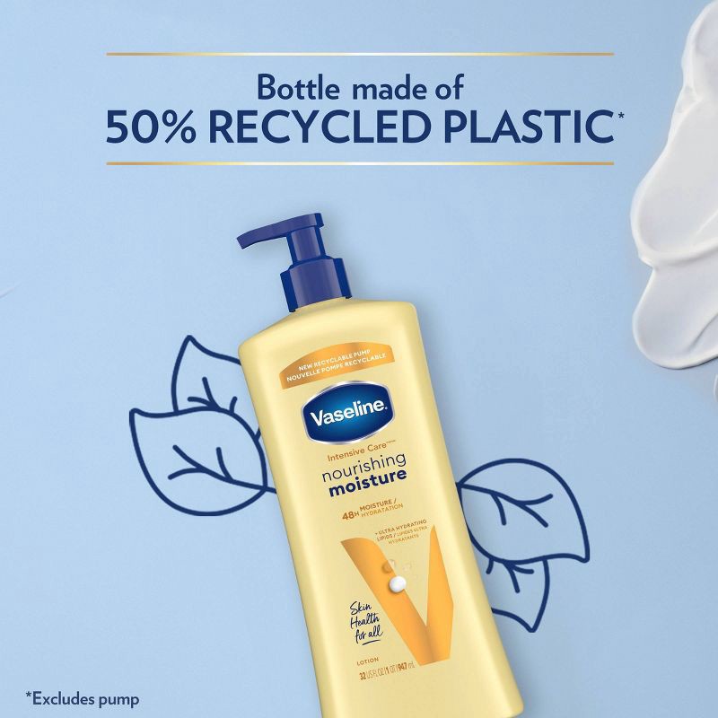 slide 5 of 7, Vaseline Intensive Care Moisturizing Body Lotion with Oat Extract Nourishing Moisture - 32 fl oz, 32 fl oz