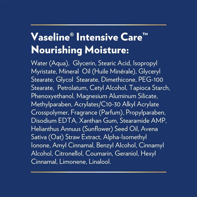 slide 6 of 7, Vaseline Intensive Care Moisturizing Body Lotion with Oat Extract Nourishing Moisture - 32 fl oz, 32 fl oz
