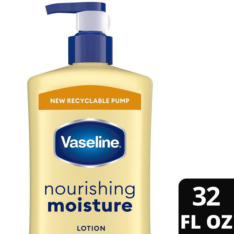 slide 1 of 8, Vaseline Intensive Care Moisturizing Body Lotion with Oat Extract Nourishing Moisture - 32 fl oz, 32 fl oz