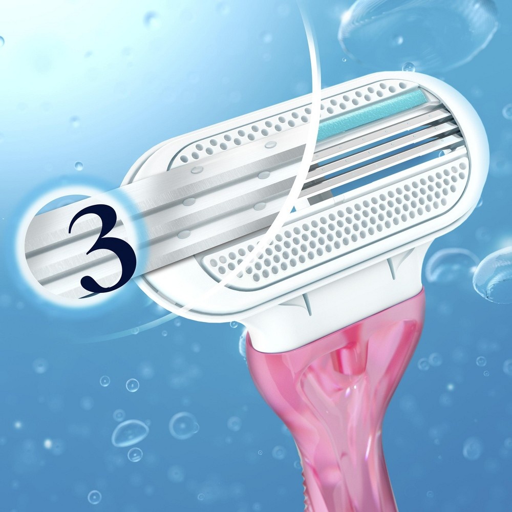 slide 3 of 8, Venus Sensitive Women's Disposable Razors, 1 ct