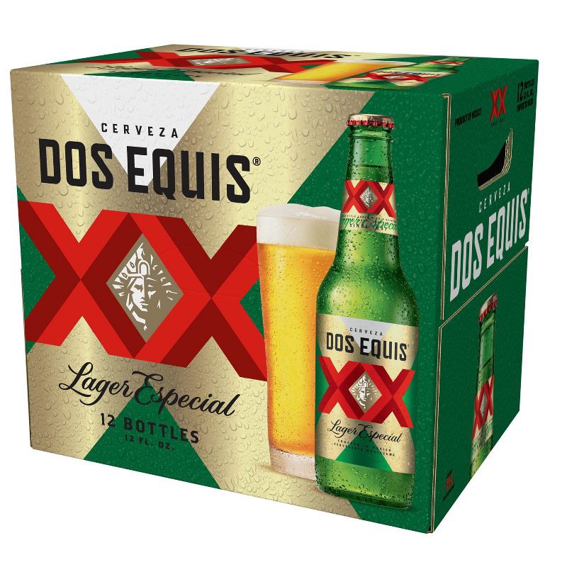 slide 1 of 6, Dos Equis Mexican Lager Beer - 12pk/12 fl oz Bottles, 12 ct; 12 fl oz