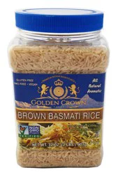Lipari Golden Crown Brown Basmati Rice 2-10#