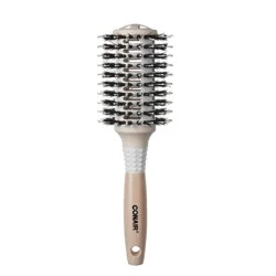 Conair Ceramic Wood Vented Boar Bristle Round Hair Brush - Large Barrel - All Hair