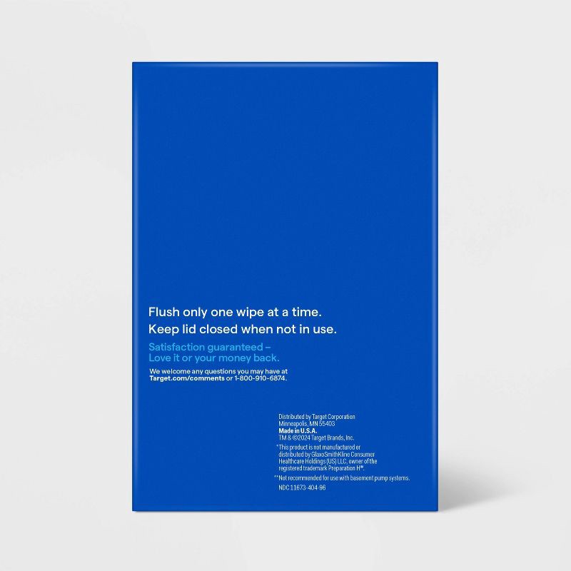 slide 4 of 5, Medicated Hemorrhoid Fragrance free Wipes - 96ct - up&up™, 96 ct