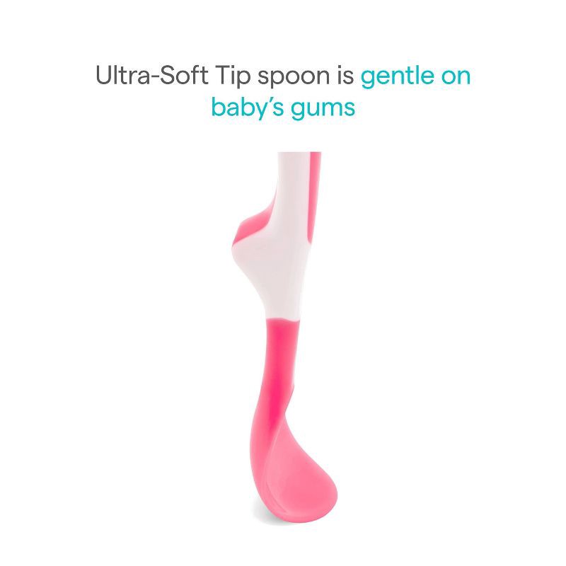 slide 3 of 9, Munchkin Soft-Tip Infant Spoons - 6pk, 6 ct