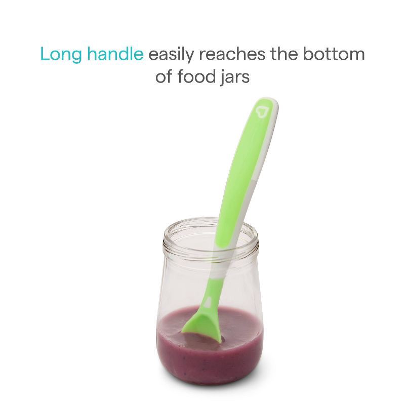 slide 5 of 9, Munchkin Soft-Tip Infant Spoons - 6pk, 6 ct