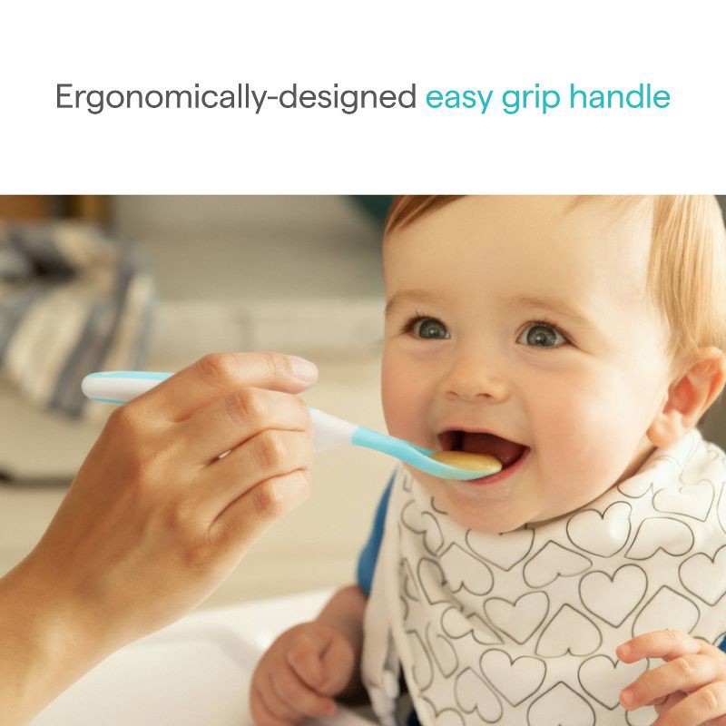 slide 6 of 9, Munchkin Soft-Tip Infant Spoons - 6pk, 6 ct