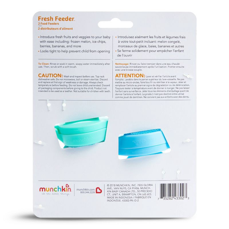 slide 4 of 6, Munchkin Fresh Food Feeder - 2pk, 2 ct