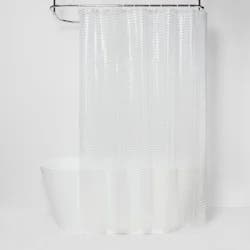 Cubic Shower Curtain Clear - Room Essentials™: PEVA Bathroom Liner, Molded, PVC-Free, Waterproof