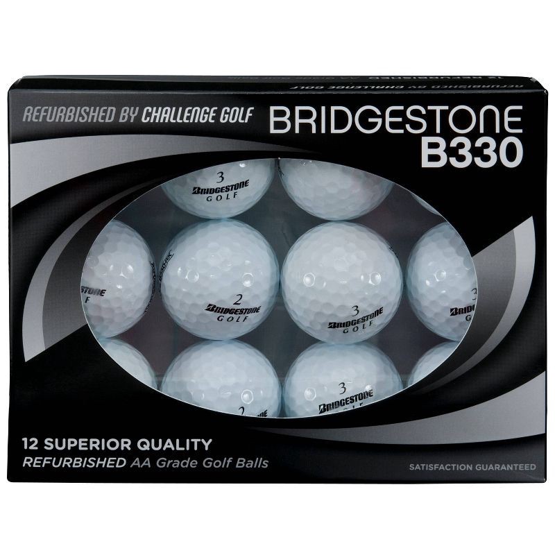 slide 1 of 4, Challenge Golf Bridgestone B330 Refurbished Golf Balls - 12pk, 12 ct